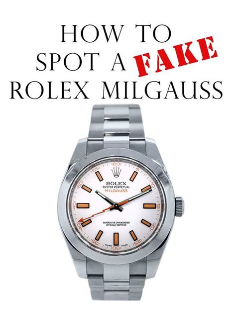 how to spot a fake rolex oyster perpetual milgauss|oyster perpetual milgauss rolex price.